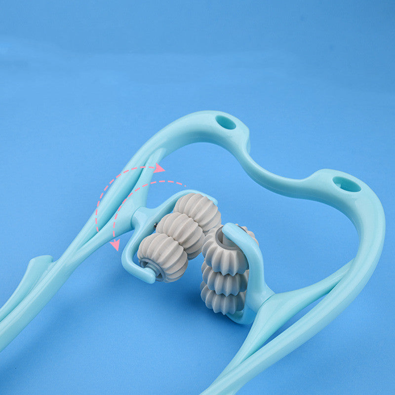 6-Roller Cervical Neck Massager - Deep Tissue Relief Tool