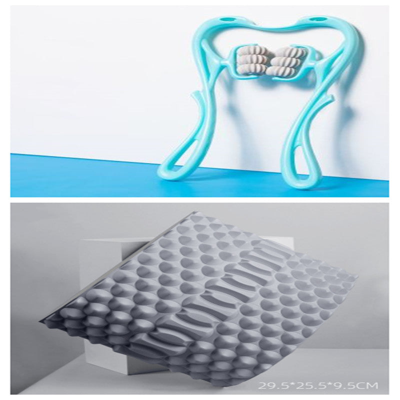 6-Roller Cervical Neck Massager - Deep Tissue Relief Tool