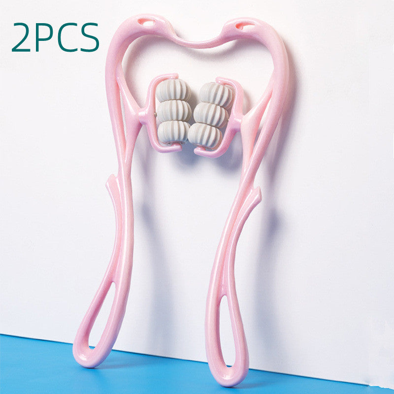 6-Roller Cervical Neck Massager - Deep Tissue Relief Tool