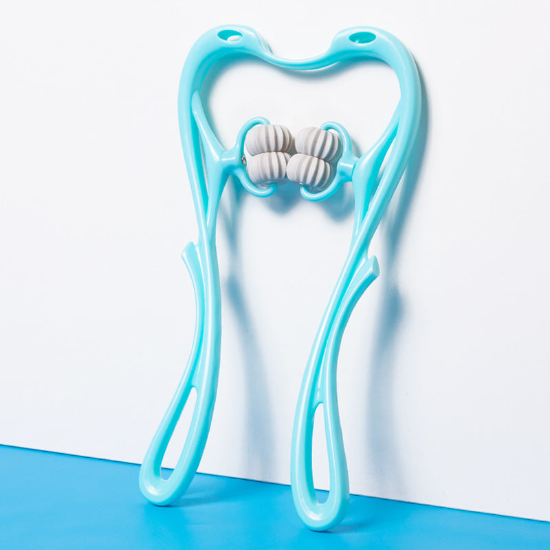 6-Roller Cervical Neck Massager - Deep Tissue Relief Tool