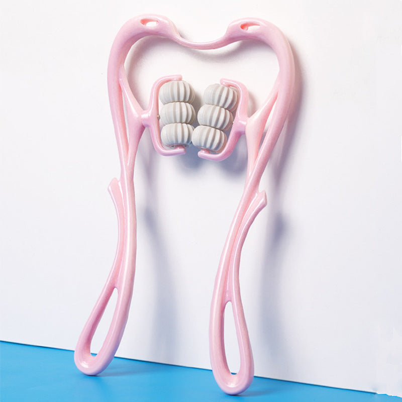 6-Roller Cervical Neck Massager - Deep Tissue Relief Tool